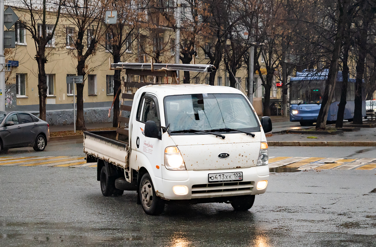 Башкортостан, KIA ВОNGО № О 413 ХК 102